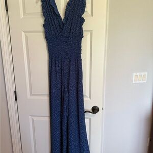 Max Studio Navy Textured Dress